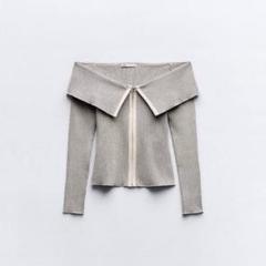 2025年最新】オフショルダーニットトップス zaraの人気アイテム
