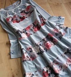 ✨新品極美42✨夏〜〜セレブ爽やか〜痩せ観え〜✨鮮やかロイヤルブルー