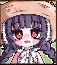 手描きイラスト ミニ色紙 ブルアカ 霞沢ミユ 水着