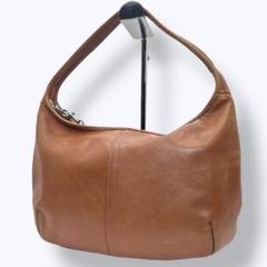コーチ エルゴ レザー チャーム付 ワンショルダーバッグ ブラウン COACH - COACH コーチ エルゴ ワンショルダーバッグ レザー