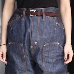 フェイクアスフラワーズ faf DENIM デニム 新品 baggy バギー 3