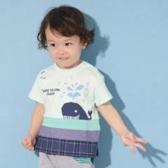 新品タグ付き　クレードスコープ　Tシャツ　くじら　110