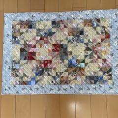 パッチワーク　キルト　マット　ハンドメイド