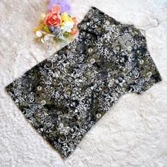 【ジョルジュレッシュ】Tシャツ（半袖）　サイズS 柄シャツ 透け感
