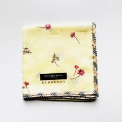 バーバーリー ハンカチ Burberry 綿100% イエロー