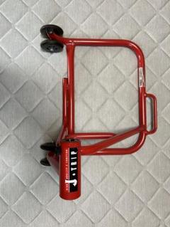 J.TRIP バイクスタンド 赤 中古 送料込み J-TRIP バイクスタンド 赤前後セット中古