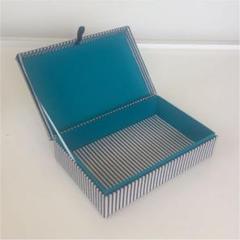 ❁︎カルトナージュボックス❁︎ ラメ入り生地使用 ハンドメイド