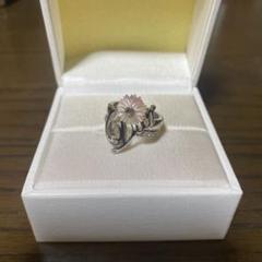 Dior ヴィンテージ　マーガレットモチーフリング ケース付き