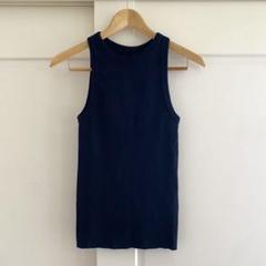 Deuxieme classe LOREL RIB タンクトップ ネイビー 美品