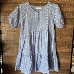 夏セール　ZARA 刺繍入りワンピース 11-12