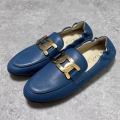 未使用 トッズ ケイト レザー フラット パンプス ローファー 37 24cm