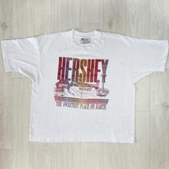 90s　USA製　ボックスシルエット　シングルステッチ　Tシャツ　HERSHEY