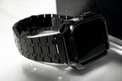 O1★Apple Watchバンド　ステンレスベルト アップルウォッチカバー