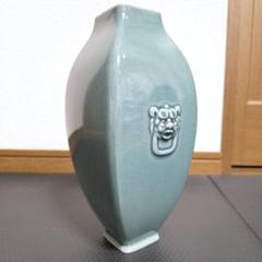 小原流 花器 皹寧窯礎瓶 ひびねいよういしずえへい 花瓶 華道 小原流 花器 皹寧窯礎瓶 ひびねいよういしずえへい 花瓶 華道