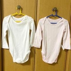 ユニクロ☆長袖ロンパース90cm2点セット☆