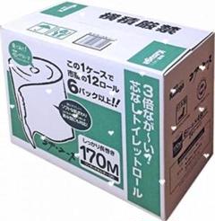 大容量　コアユース　トイレットペーパー　6ロール×4パック 24ロールのサムネイル