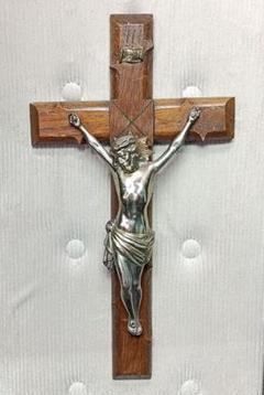 西ドイツ　銅製　キリスト磔刑像　クロス　十字架　C　7763 西ドイツ 銅製 キリスト磔刑像 クロス 十字架 C 7763 西ドイツ