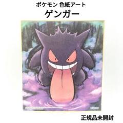 新品未開封】ポケモン 色紙 ART ゲンガー 水彩画風 アート 正規