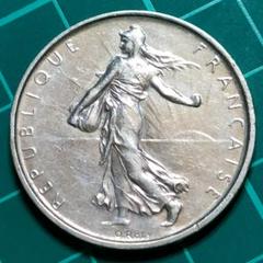 フランス 5 フラン紙幣 1960年　ヴィクトル ユーゴー　レア　ビンテージ 2025年最新】5フラン銀貨の人気アイテム - メルカリ