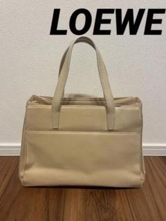 保存袋付】ロエベ ベラスケス レザー トートバッグ ツイスト 赤 大容量 ...