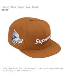 Supreme マネーボックスロゴニューエラ73/8
