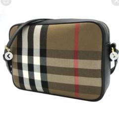 BURBERRY 新品未使用　美品　チェック柄 カメラバッグ　ショルダーバッグ