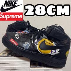 Supreme × NBA × Nike Air Force 1 黒