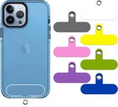 Tzciz 7枚 スマホ タグパッチ ネック ストラップ ホルダー 外付 ホール
