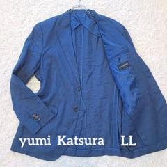 桂由美　カツラユミ REDA イタリア生地　ブラック　テーラードジャケット　15 YUMI KATSURA 桂 由美 テーラードカラー衿 着丈長め 前