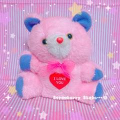 ♡Twinkle Bears クマぬいぐるみ レトロファンシートイ spank♡ ♡Twinkle Bears クマぬいぐるみ レトロファンシートイ spank♡