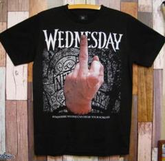 XL★新品ハンド・アダムスファミリー【Wednesday】ウェンズデーＴシャツのサムネイル