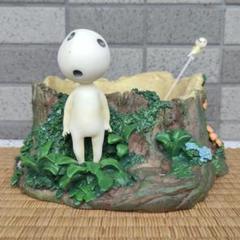 【廃盤レア】ジブリ　もののけ姫 コダマの住処 プランター　美品　箱付き 廃盤レア】ジブリ もののけ姫 コダマの住処 プランター 美品 箱