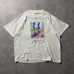 【入手困難】90s USA製 チャリティ Tシャツ アート シングルステッチ