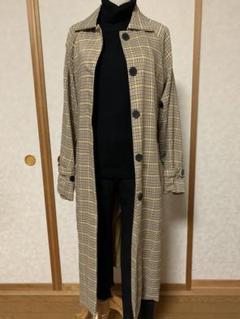 トゥルーカラーズマーケットファシル　綿100 ロングコート　シャツワンピース トゥルーカラーズマーケットファシル綿100 ロングコートシャツ