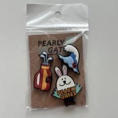 PEARLY GATES ゴルフマーカーSURF&TURF柄　レッド