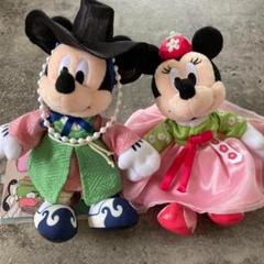 韓国限定 韓服チマチョゴリミッキー&ミニー ぬいぐるみ 韓国限定 ディズニー ミッキー ミニー ぬいぐるみ 韓服