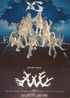 XG HMV コラボポスター 直筆サイン入り AWE XG 2nd Mini Album『AWE』リリース記念 HMVスペシャル企画実施