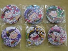 おそ松さん へそくりウォーズ 缶バッジ 6つ子(バンド)セット へそウォ おそ松さん へそくりウォーズ 6つ子セット スイーツ ミニ 缶