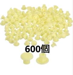 ネジ穴プラグ 5mm 直径 プラスチック製シェルフボタンフラッシュタイプ