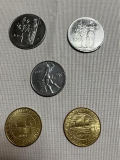 イタリア1954年シラクサナ大寸法200リラ使用済切手　通常200リラ使用済切手 イタリア1954年シラクサナ大寸法200リラ使用済切手