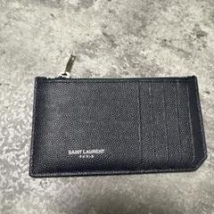 新品未使用✨SAINT LAURENT フラグメントケース　レザー　グレー 楽天市場】サンローラン フラップカードケース モノグラム