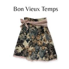 ボンヴュータンスカートbon vieux temps heelandリバティ