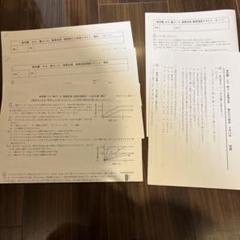 希学園小6灘コース夏期合宿特別プリント5点セット(書込みなし
