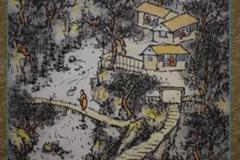 真作/古道/山静松聲遠/山水人物図/布袋屋掛軸HH-317 真作/古道/山静松聲遠/山水人物図/布袋屋掛軸HH-317 - メルカリ