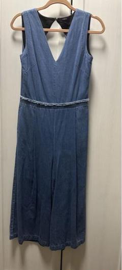 デンハム 美品 DENHAM BEND JUMPSUIT サロペット M ブルー 2025年最新】デンハム サロペット・オーバーオール