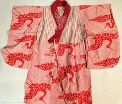 昔の子供の長襦袢　リメイク用 880 着物古布 子供用 長襦袢 刺繍襟 リメイク 昭和初期 - メルカリ