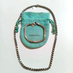TIFFANY&CO.ベネチアンネックレス　ブレスレット　セット