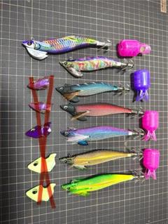 シーバス、エギ他　引退セット YGK XBRAID / エックスブレイド GESO TSR X8 エギング PEライン