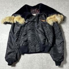avirex 00s 90s n2b フライトジャケット　短丈　y2k グランジ Vintage Y2K Avirex Leather Varsity Jacket / Avirex Jacket
