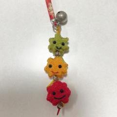 激レア！うさもみちゃん 根付　ストラップ レトロ　もみじ　ご当地　広島 広島限定 もみじ饅頭 紅葉 もみじ ストラップ 根付け レア